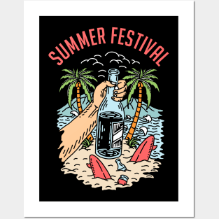 summer festival Posters and Art